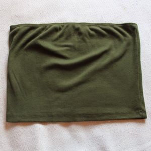 Army green tube top